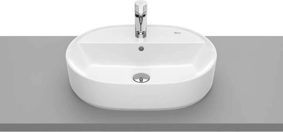 Roca Gap lavabo 55x40 cm ovale à poser blanc A3270Y0S00