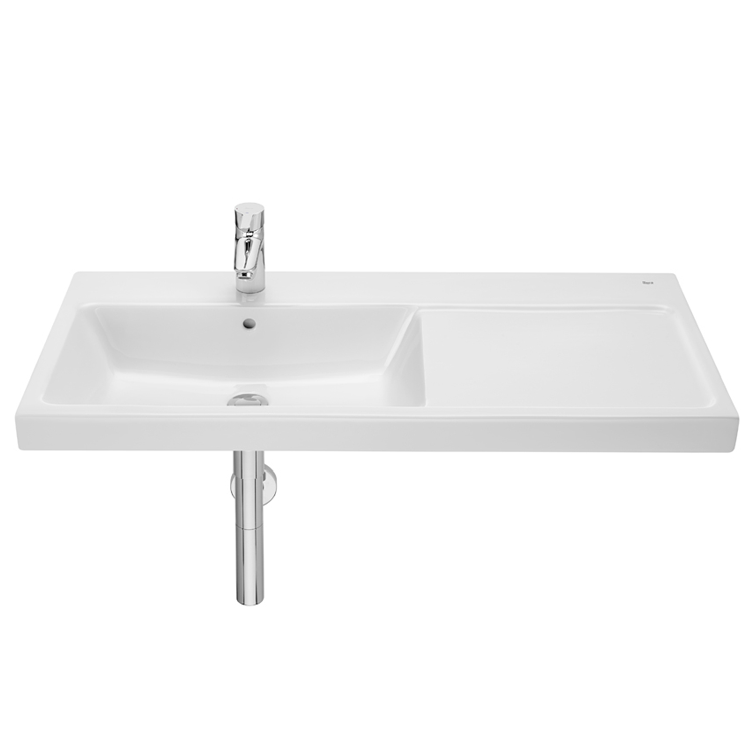 Roca Gap lavabo 100x46 cm rectangulaire classique blanc A3270MBS00