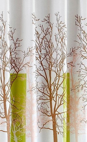 Aqualine rideau de douche 180x180 cm blanc-multicolore ZP009/180