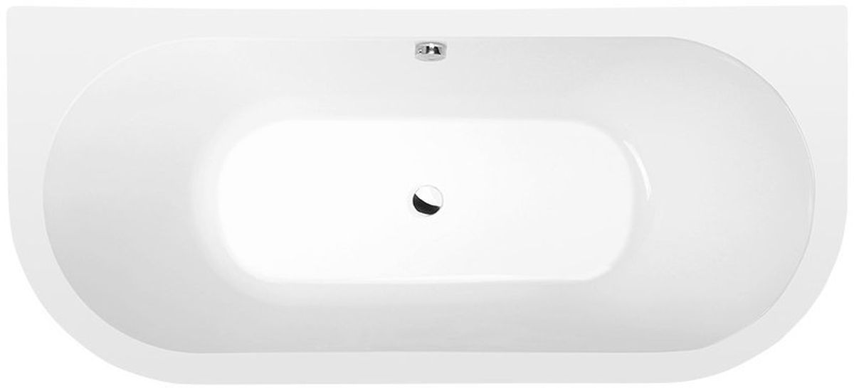 Polysan Viva baignoire murale 170x75 cm ovale blanc 89119M