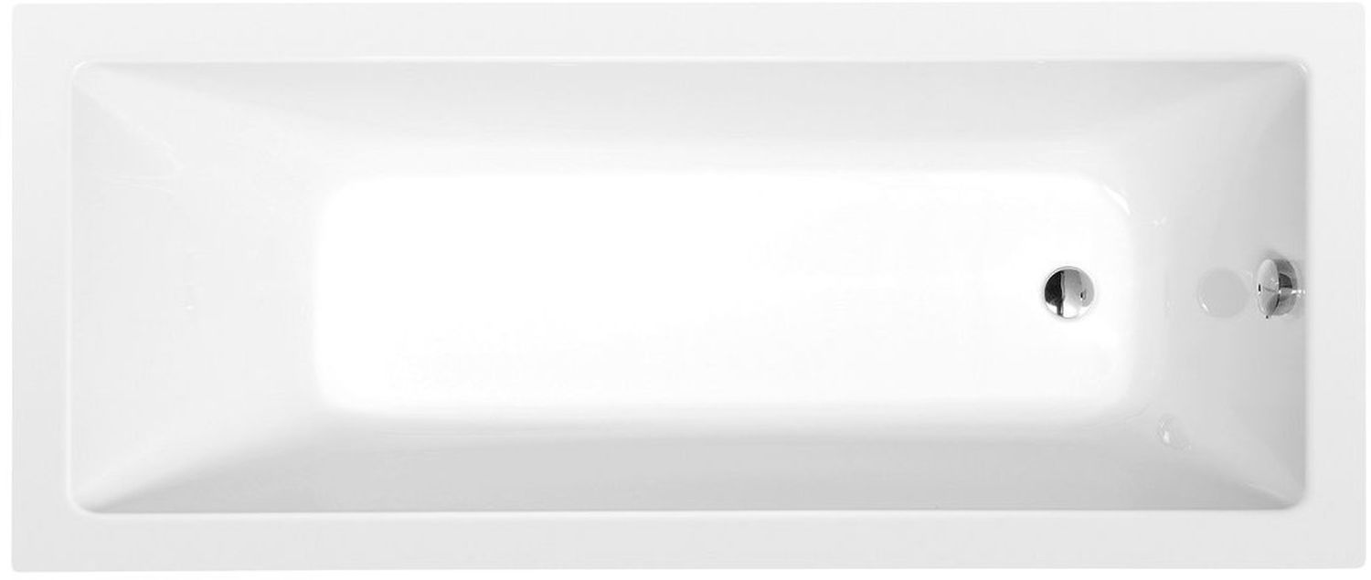 Polysan Noemi baignoire rectangulaire 160x70 cm blanc 71707