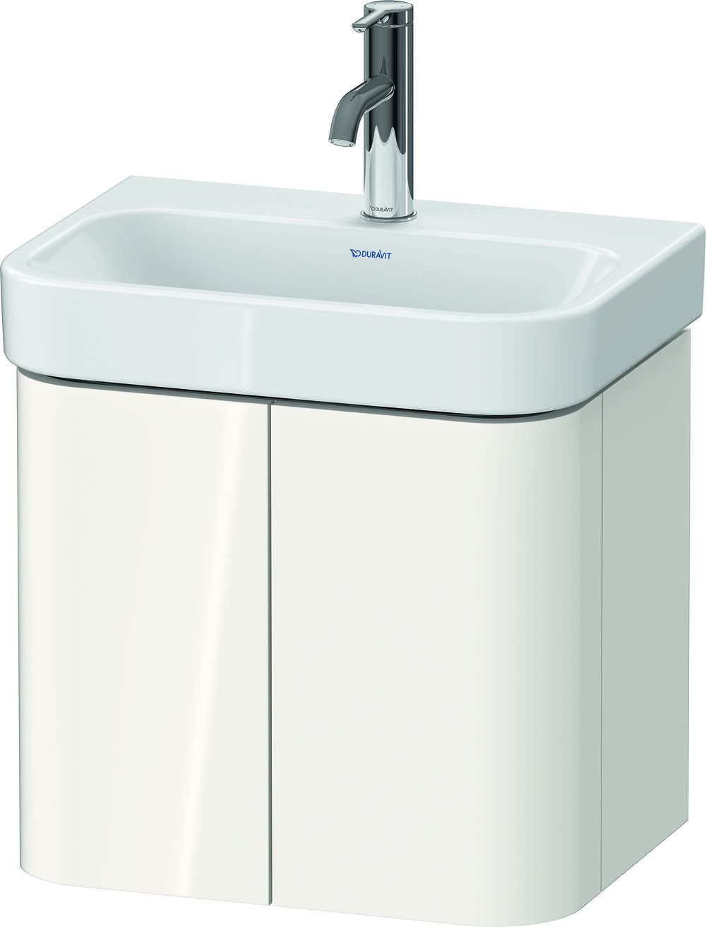 Duravit Happy D.2 armoire 47.5x35x41.5 cm sous-lavabo suspendu blanc HP4384022220000