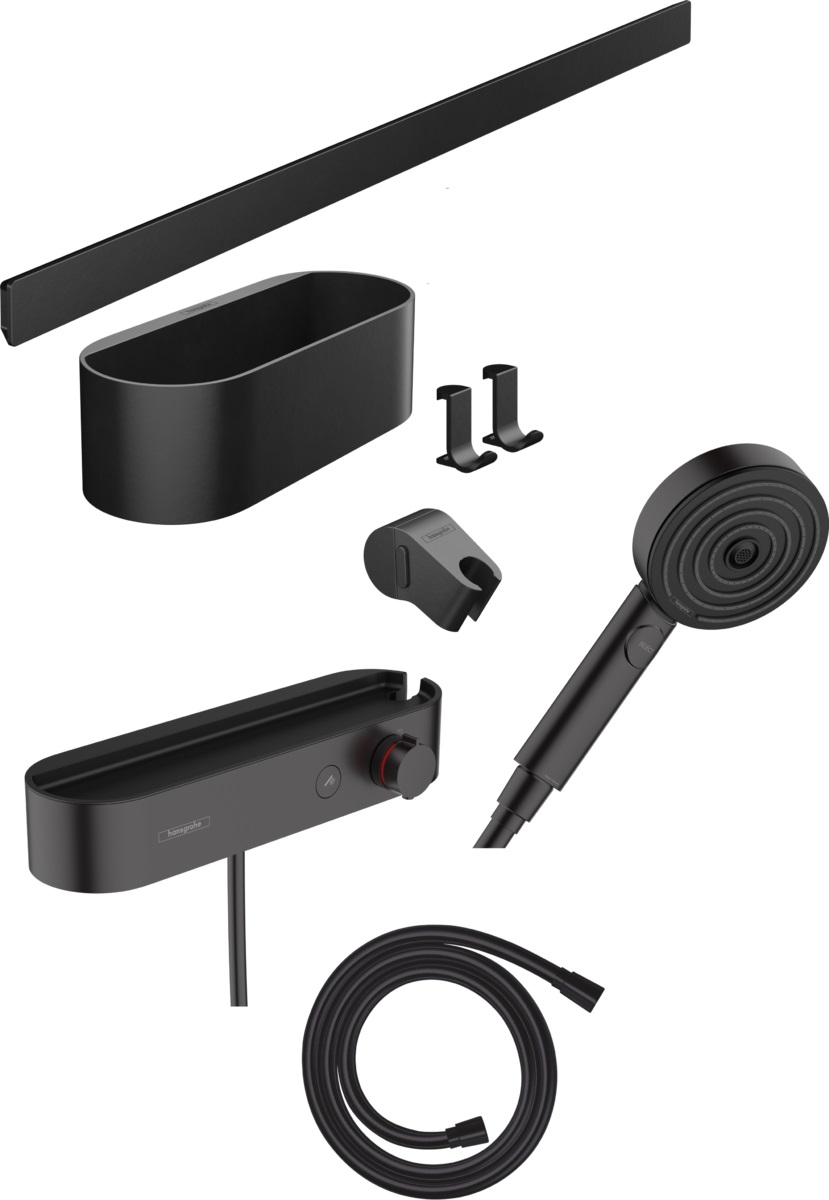 Hansgrohe WallStoris mitigeur de douche murale oui noir 24250670