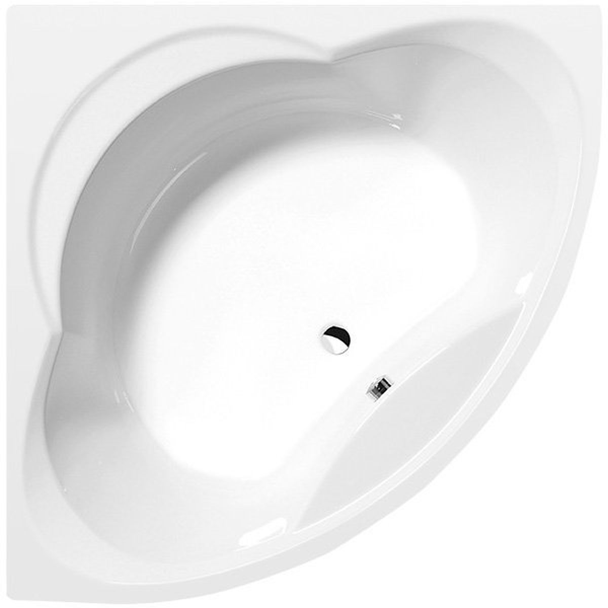 Polysan Alexandra baignoire d’angle 140x140 cm côté gauche blanc 95111
