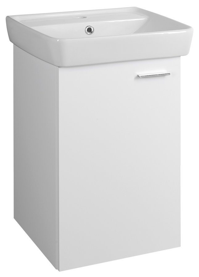 Aqualine Zoja armoire 41.5x37x63 cm sous-lavabo suspendu blanc 56372