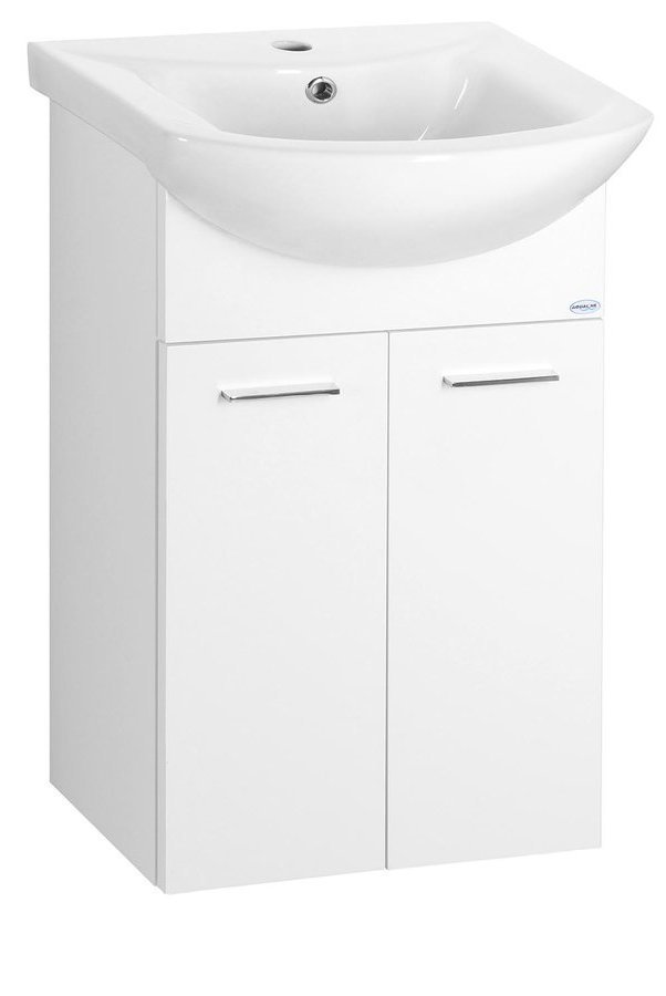 Aqualine Zoja armoire 40.8x25x74 cm sous-lavabo suspendu blanc 51045A
