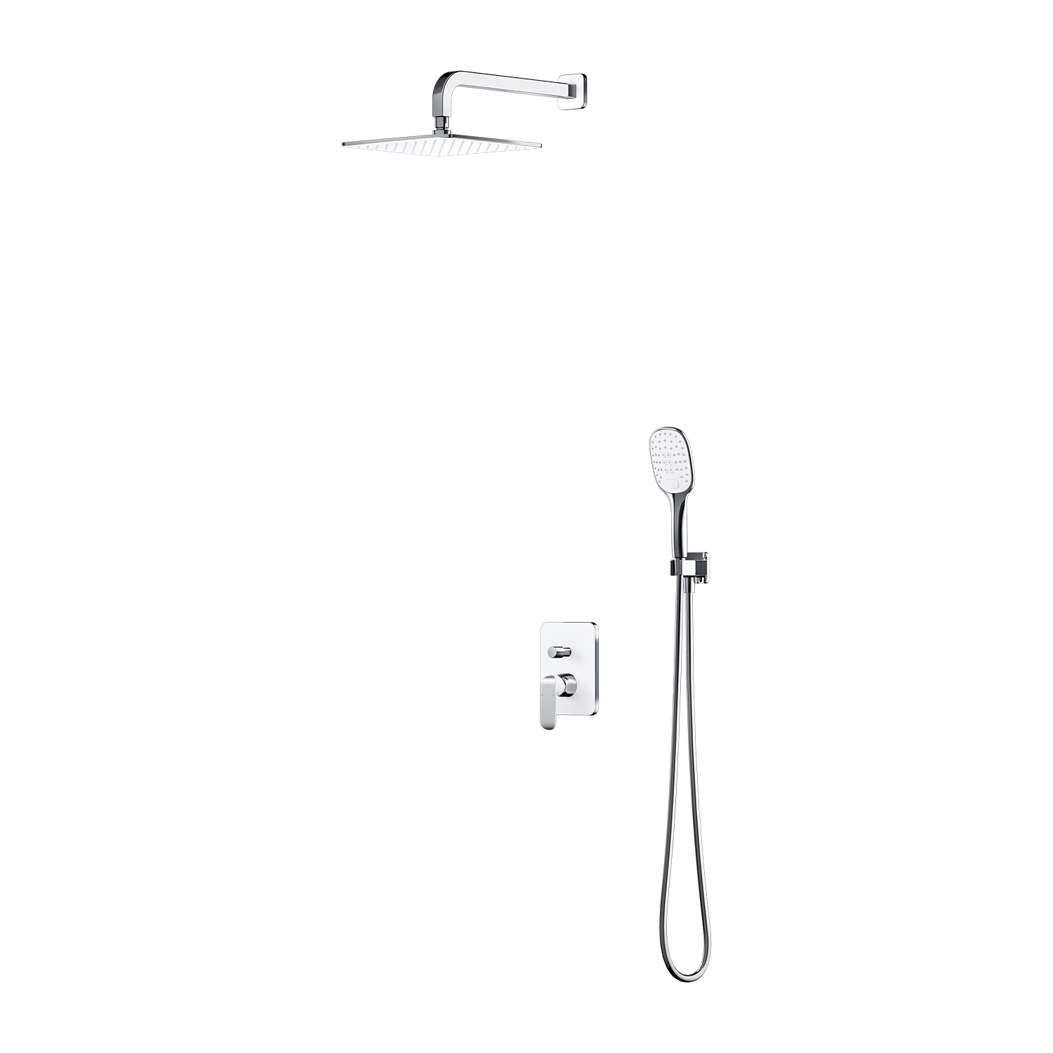 Omnires Sacramento ensemble de douche encastré oui chrome SYSSC10XCRB