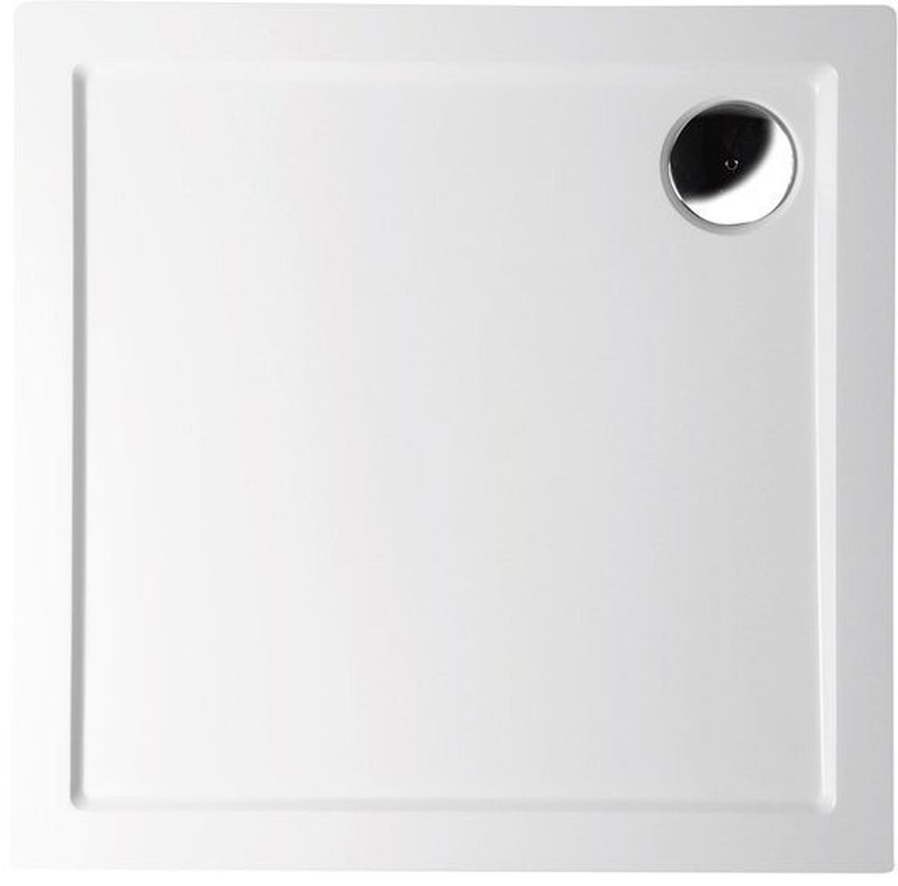Polysan Aura receveur de douche carré 80x80 cm blanc 42511