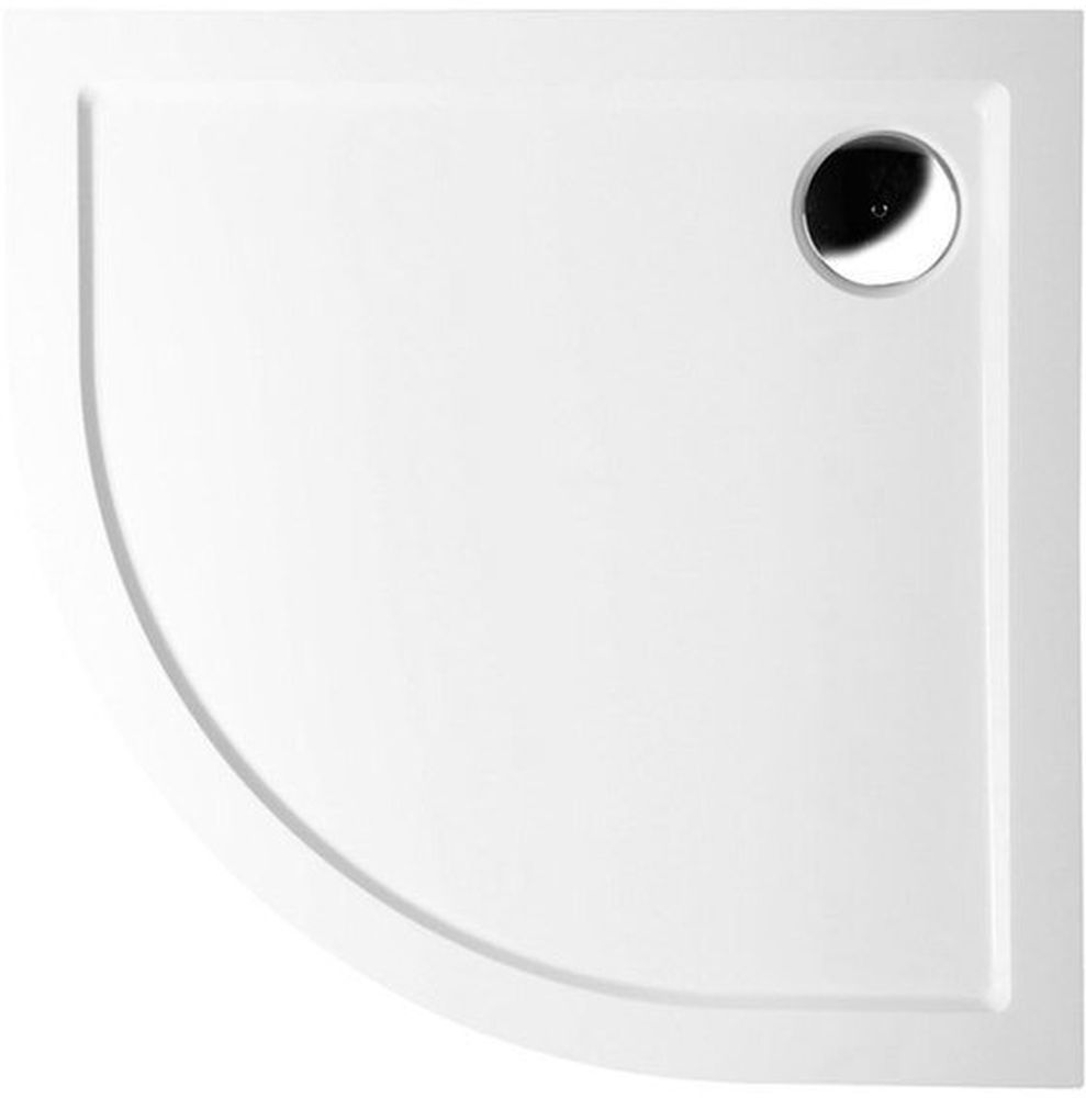 Polysan Sera receveur de douche semi-circulaire 80x80 cm blanc 40511