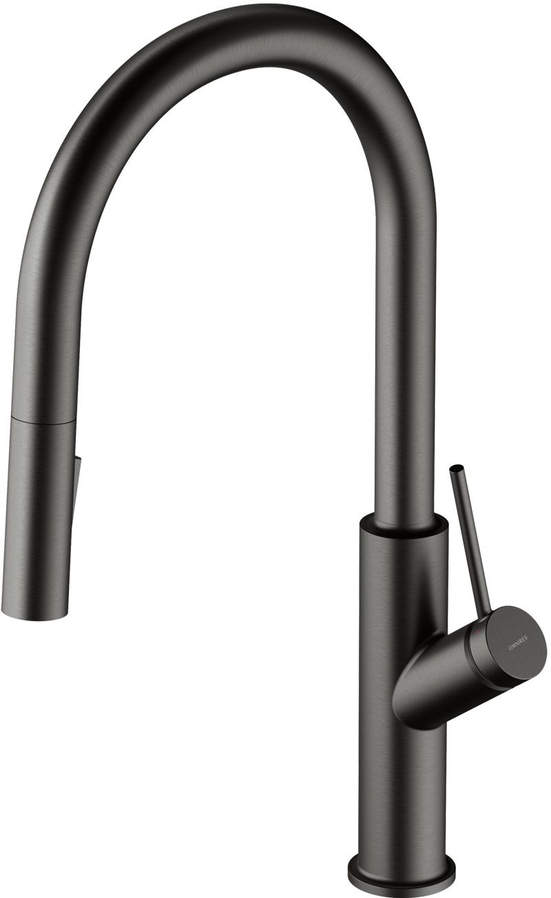 Omnires Bend mitigeur de cuisine sur pied graphite/gris BE6455GR