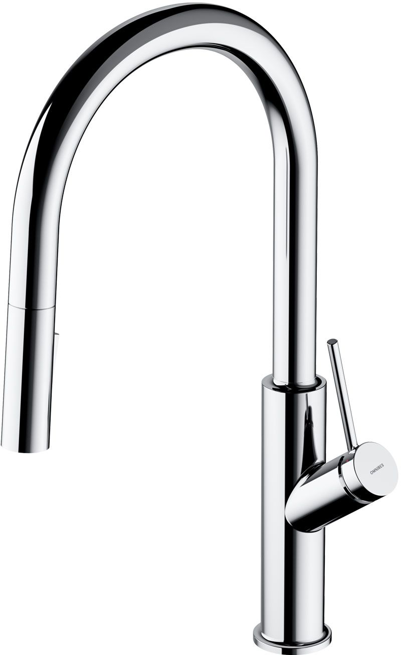 Omnires Bend mitigeur de cuisine sur pied chrome BE6455CR