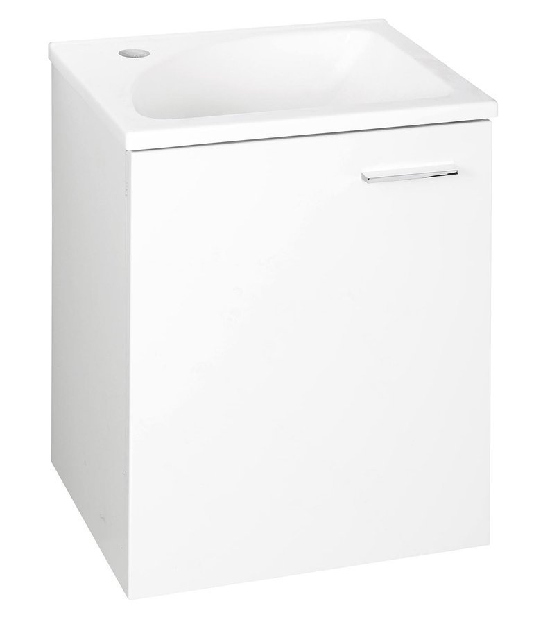 Aqualine Zoja armoire 40x32x50 cm sous-lavabo suspendu blanc 51048A