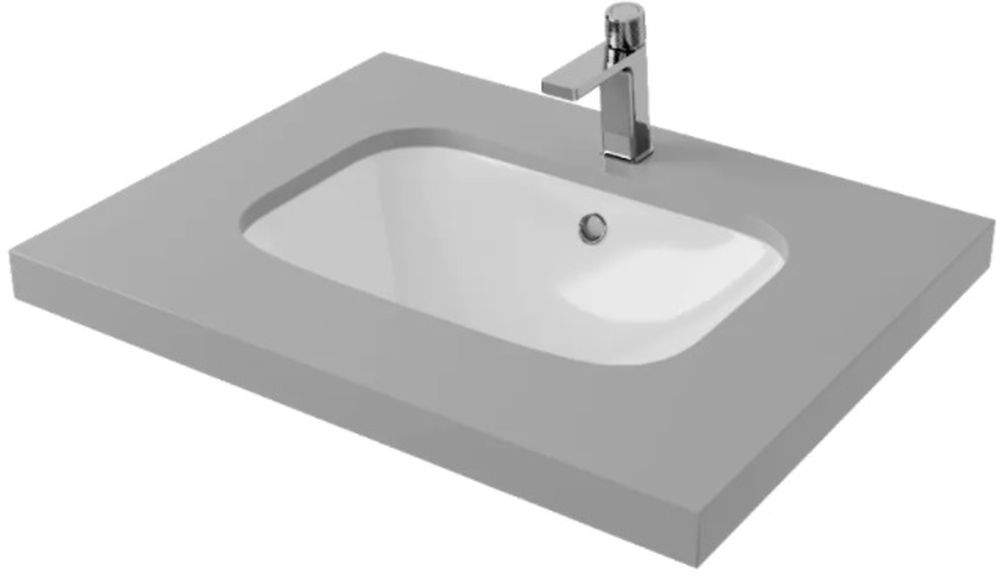 Excellent Candera lavabo 56.5x40 cm rectangulaire sous plan blanc CEEX.5121.565.WH