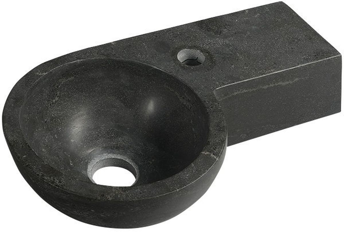 Sapho Blok lavabo 40x23 cm classique anthracite mat 2401-32