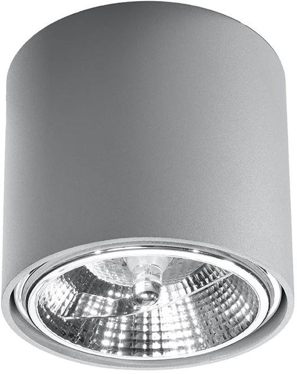 Sollux Lighting Tiube plafonnier 1x40 W gris SL.0696