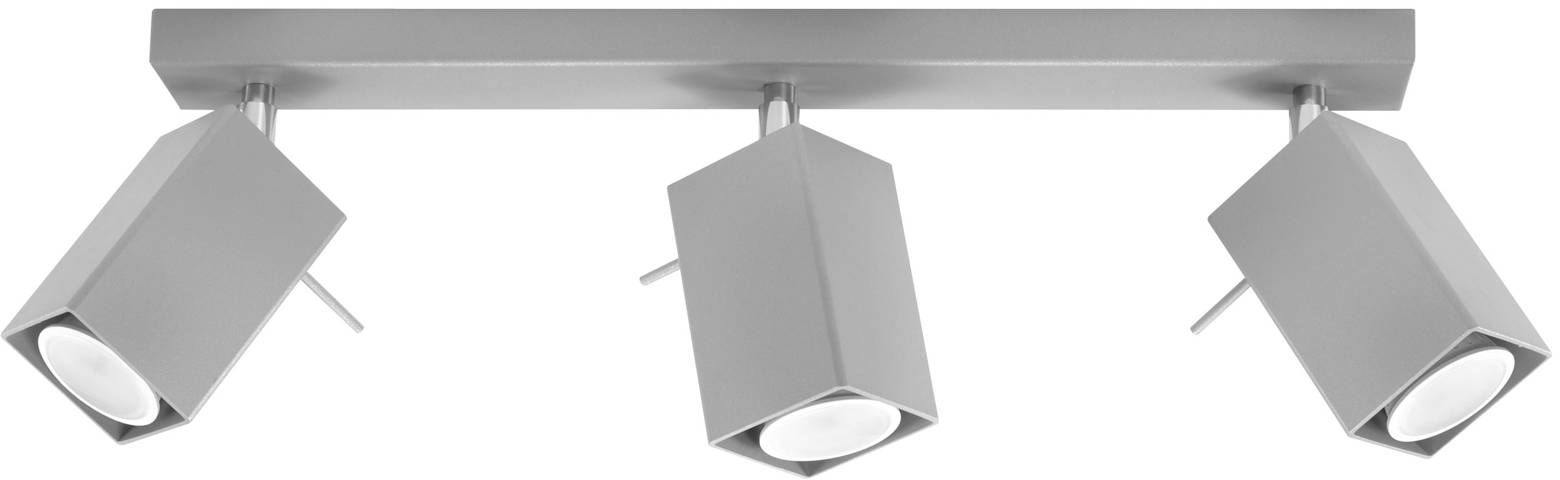 Sollux Lighting Merida plafonnier 3x40 W gris SL.0457