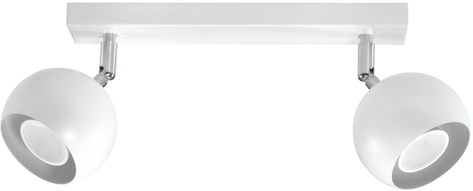 Sollux Lighting Oculare plafonnier 2x40 W blanc SL.0438