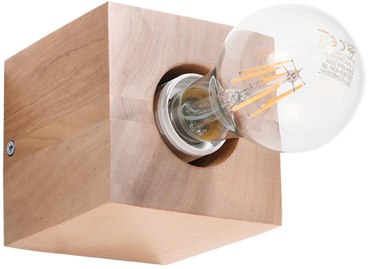 Sollux Lighting Ariz applique murale 1x60 W bois SL.0676