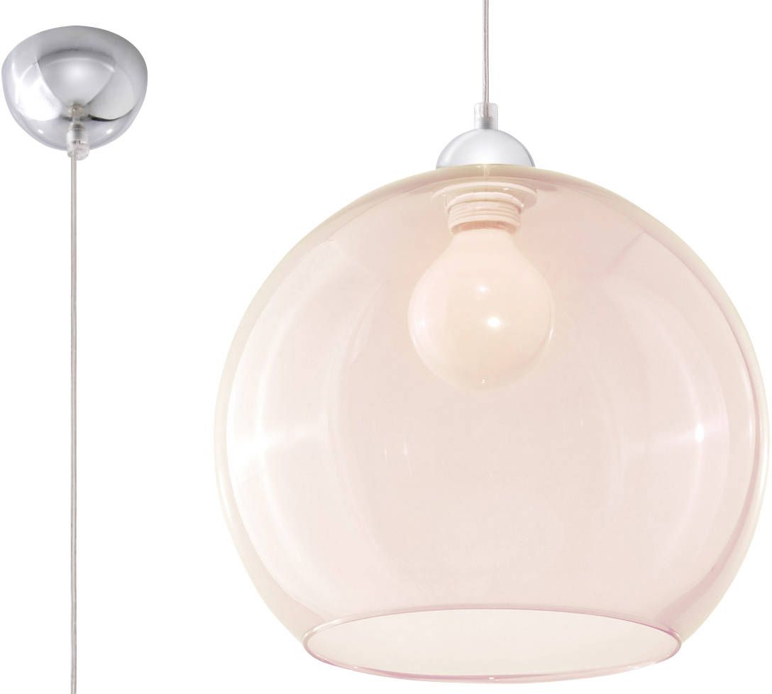 Sollux Lighting Ball lampe suspendue 1x60 W champagne SL.0249
