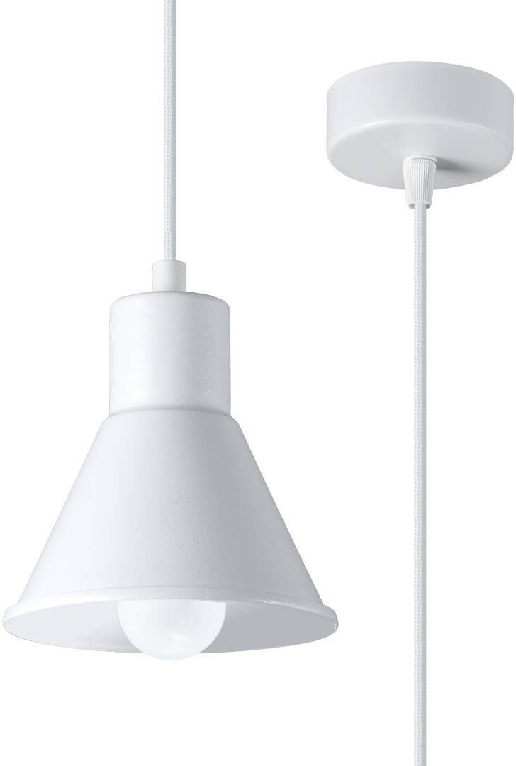 Sollux Lighting Taleja lampe suspendue 1x60 W blanc SL.0983