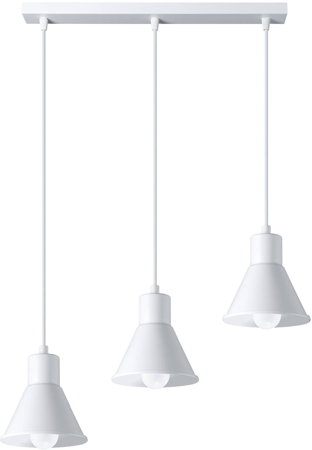 Sollux Lighting Taleja lampe suspendue 3x60 W blanc SL.0984