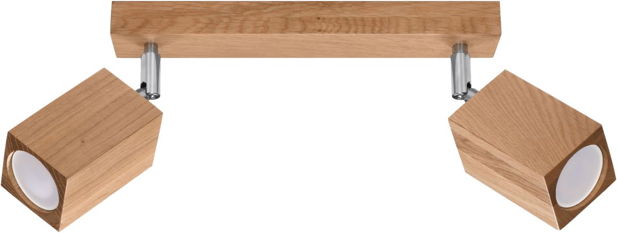 Sollux Lighting Keke plafonnier 2x40 W bois SL.1036