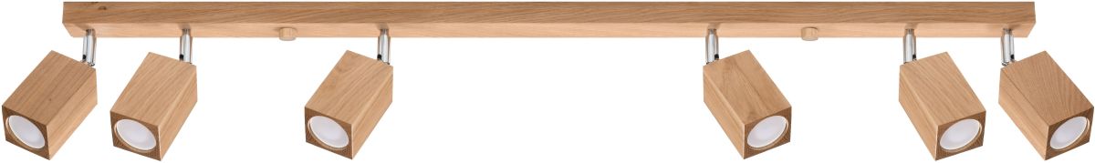 Sollux Lighting Keke plafonnier 6x40 W bois SL.1039