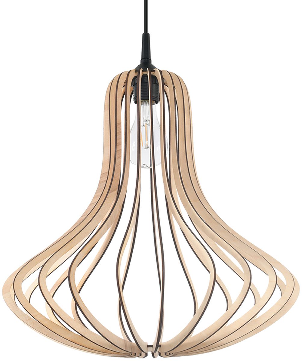 Sollux Lighting Elza lampe suspendue 1x60 W bois SL.0641