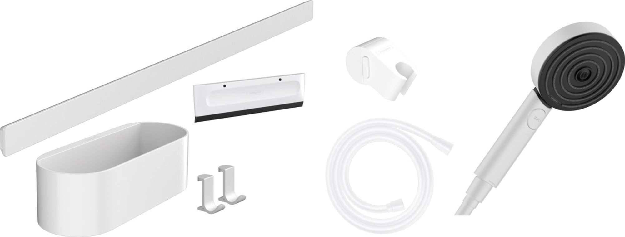 Hansgrohe WallStoris ensemble de douche mural blanc 24291700