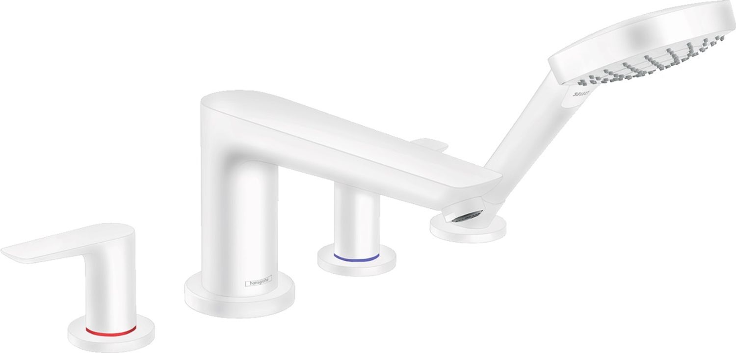 Hansgrohe Talis E mitigeur bain-douche pour baignoire blanc 71748700
