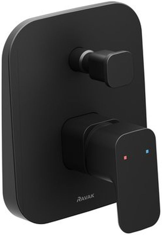 Ravak 10° mitigeur bain-douche encastrée noir X070156