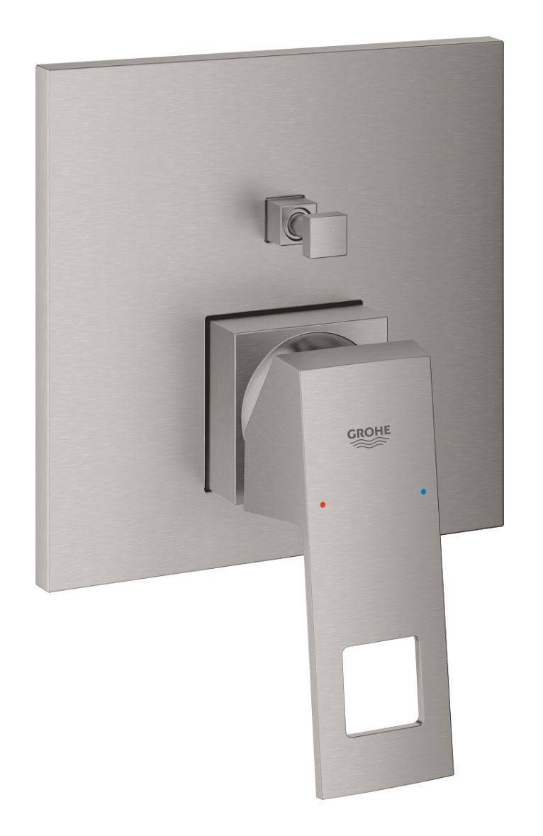 Grohe Eurocube mitigeur bain-douche encastrée SuperSteel 24062DC0