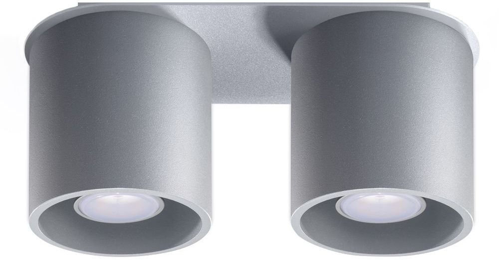 Sollux Lighting Orbis plafonnier 2x40 W gris SL.0055
