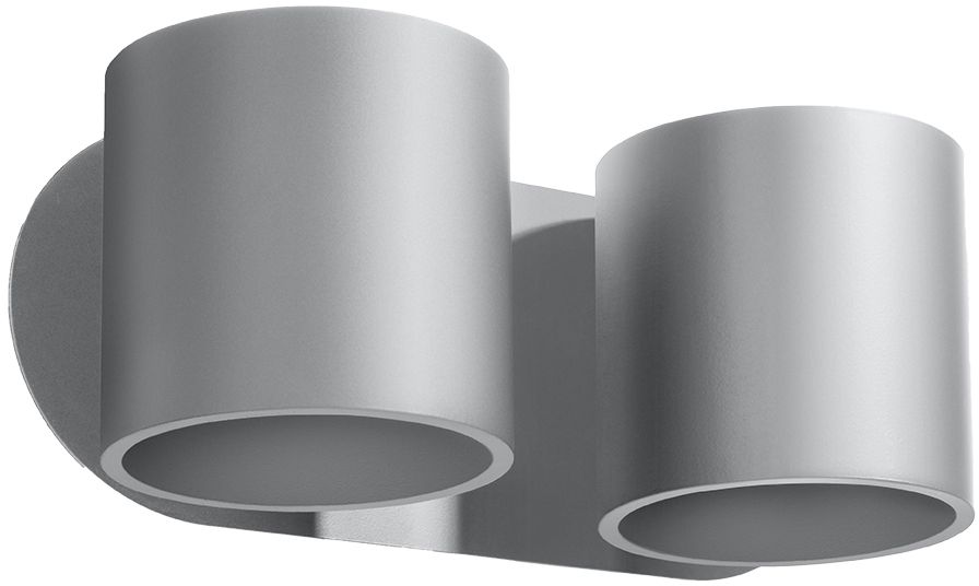 Sollux Lighting Orbis applique murale 2x40 W gris SL.0661