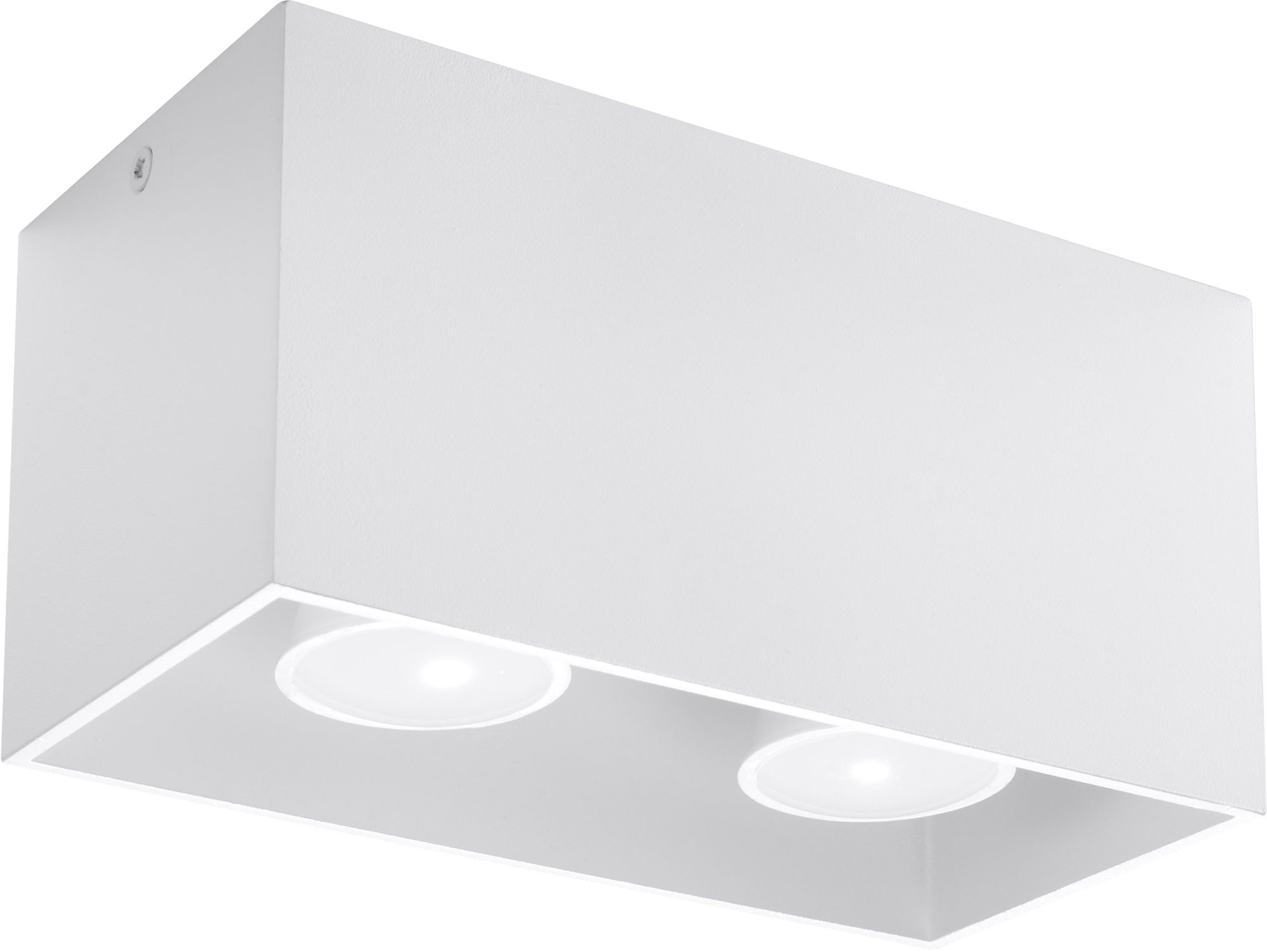 Sollux Lighting Quad Maxi plafonnier 2x40 W blanc SL.0380
