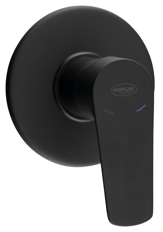 Aqualine Lotta mitigeur de douche encastrée noir LT741B