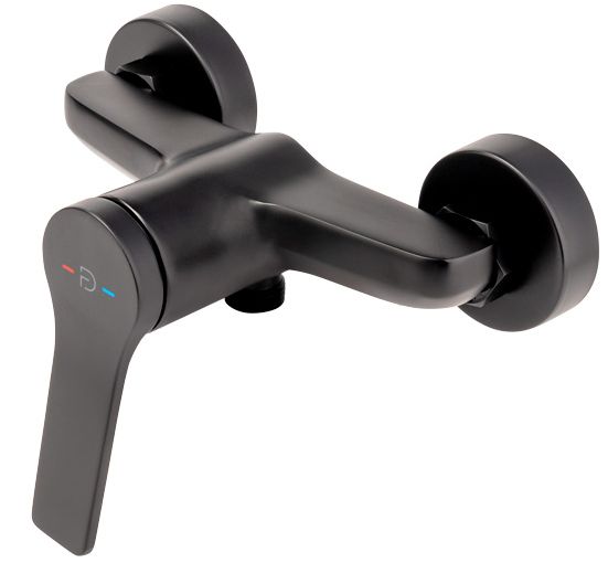 FDesign Seppia mitigeur de douche murale noir FD1-SPA-7-22