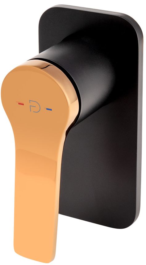 FDesign Seppia mitigeur de douche encastrée noir FD1-SPA-7PA-25