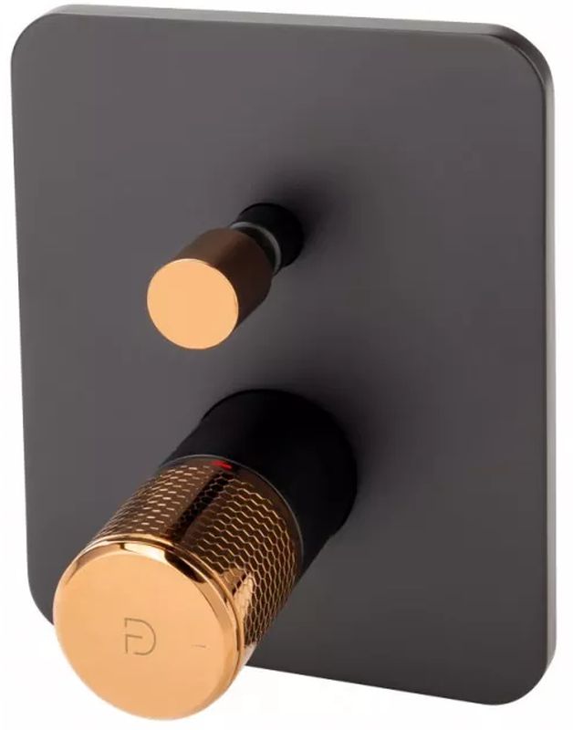 FDesign Ardesia mitigeur bain-douche encastrée noir FD1-ARD-7P-25