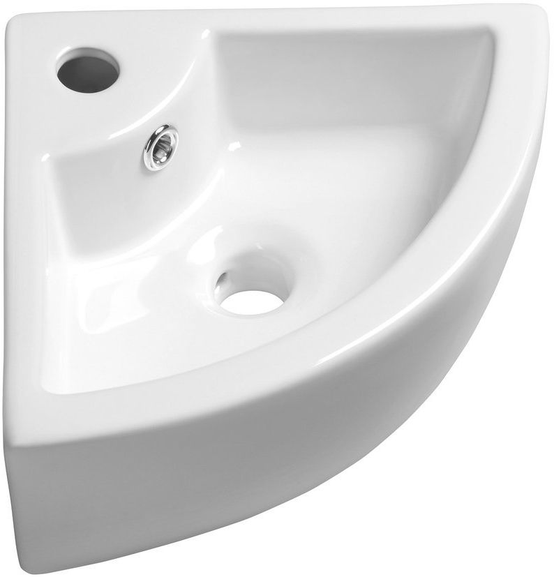 Sapho Gynt lavabo 33x33 cm d'angle classique blanc AR154