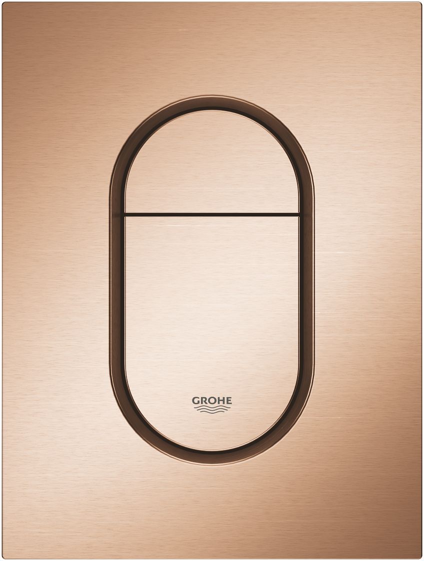 Grohe Arena Cosmopolitan S bouton de chasse d'eau pour WC Brushed Warm Sunset 37624DL0