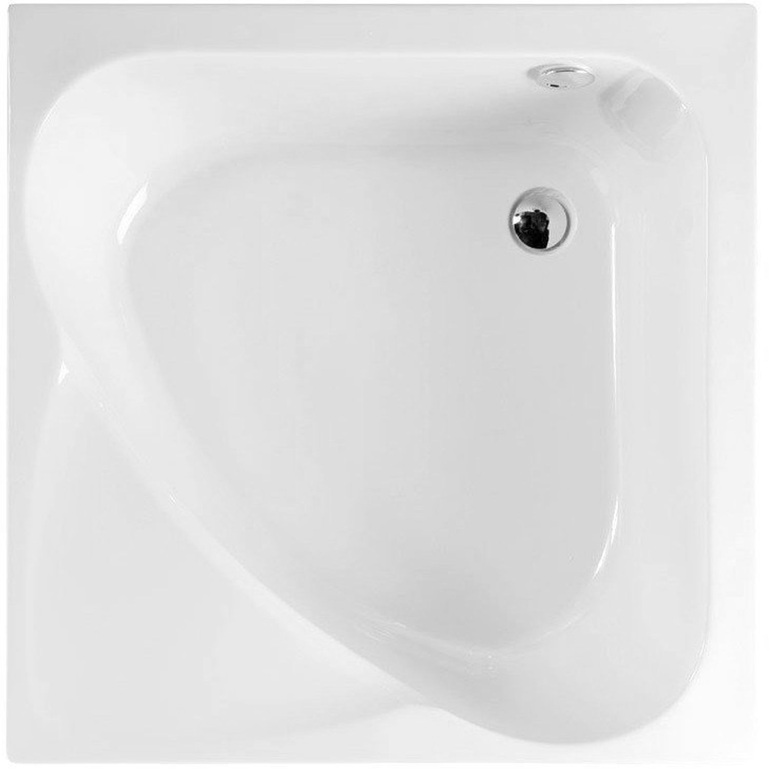 Polysan Carmen receveur de douche carré 90x90 cm blanc 29611