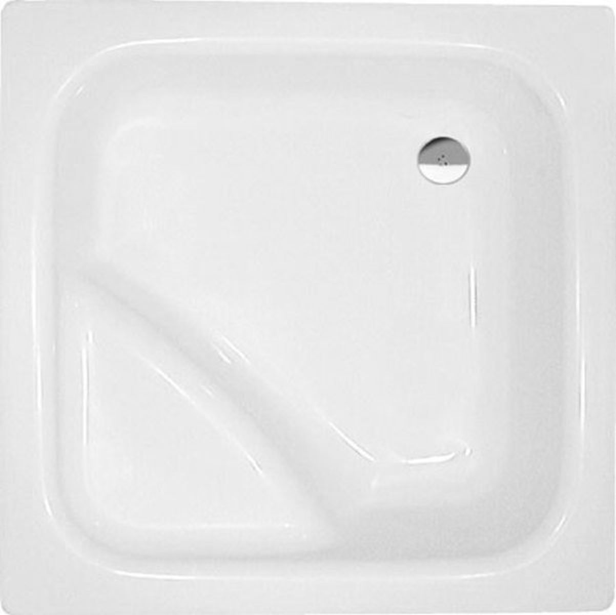 Polysan Visla receveur de douche carré 80x80 cm blanc 50111