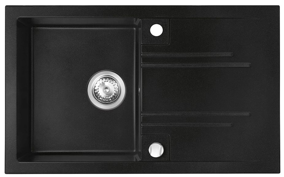 FDesign Carioca évier en granit 78x48 cm gris/graphite/onyx FD9-13-4878-22