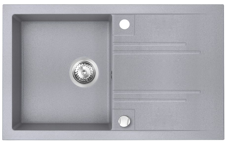 FDesign Carioca évier en granit 78x48 cm gris/graphite/onyx FD9-13-4878-44