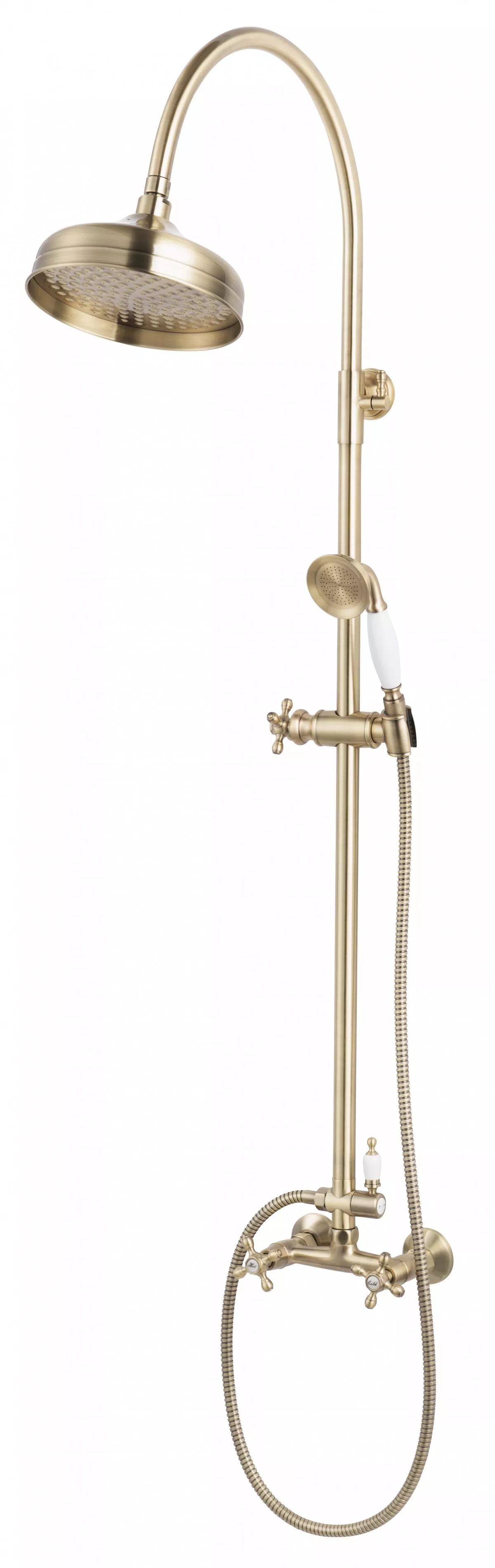 FDesign Lacrima ensemble de douche mural oui || FD1-LRA-7SET1-66
