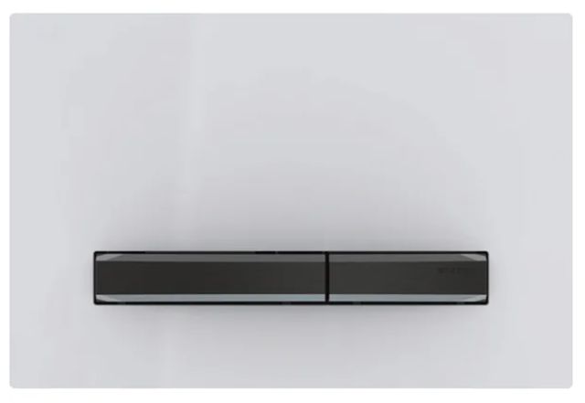 Geberit Sigma bouton de chasse d'eau pour WC blanc-noir 115.671.11.2
