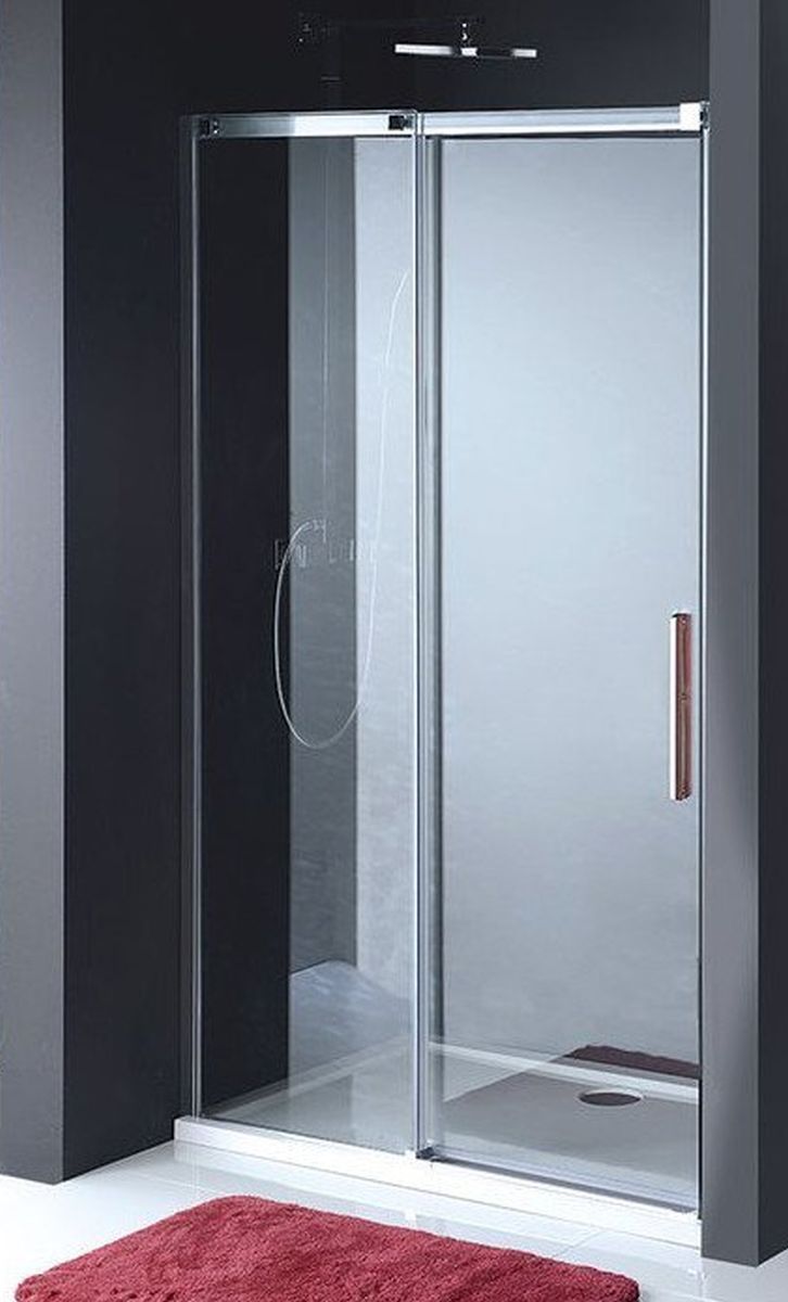 Polysan Altis Line porte de douche 131 cm coulissant chrome brillant/verre transparent AL4015C