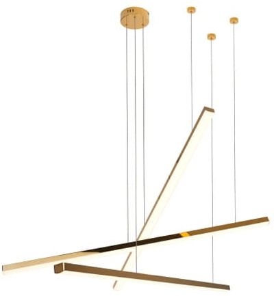 MaxLight Trio lampe suspendue 3x12 W doré P0426D