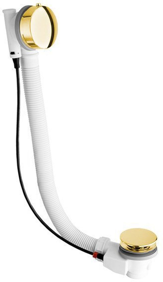Polysan siphon de baignoire doré 71682G